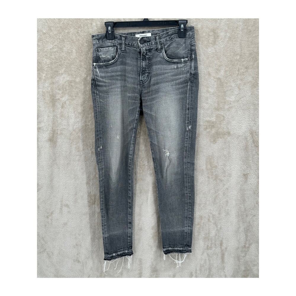 Moussy Gray Skinny Jeans
